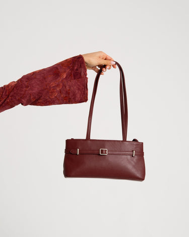 TILTIL Eve Belted Bag Bordeaux - Things I Like Things I Love