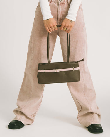 TILTIL Eve Belted Bag Brown - Things I Like Things I Love
