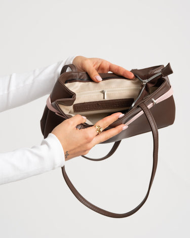TILTIL Eve Belted Bag Brown - Things I Like Things I Love