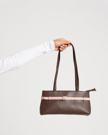 TILTIL Eve Belted Bag Brown - Things I Like Things I Love