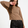 TILTIL Farah Flared Longsleeve Striped Brown - Things I Like Things I Love