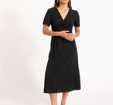 TILTIL Fenna Dress Linen Black - Things I Like Things I Love