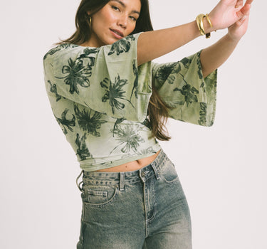 TILTIL Floral Sunny Green - Things I Like Things I Love