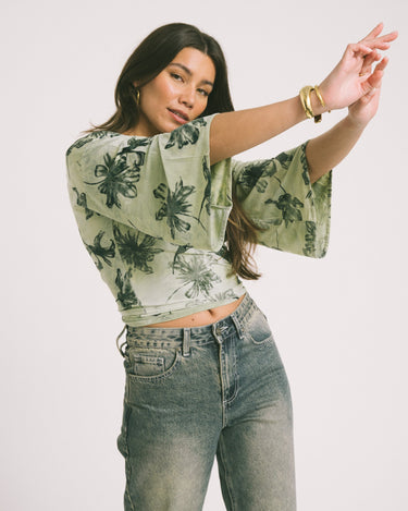 TILTIL Floral Sunny Green - Things I Like Things I Love
