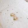 TILTIL Flower Olive Hoop Gold - Things I Like Things I Love