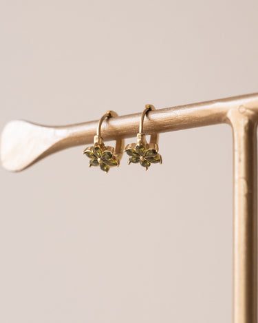 TILTIL Flower Olive Hoop Gold - Things I Like Things I Love
