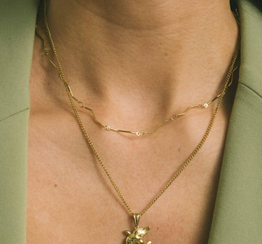 TILTIL Flying Dove Charm Gold - Things I Like Things I Love