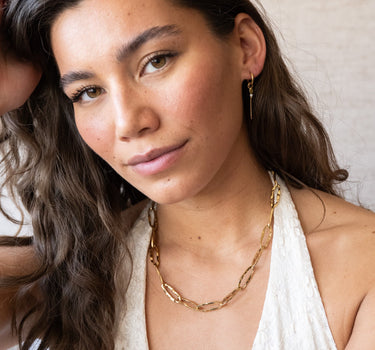 TILTIL Goldplated Necklace Rhode Chunky - Things I Like Things I Love