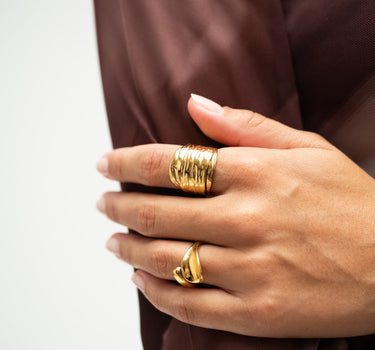 TILTIL Goldplated Ring Elly Gold - Things I Like Things I Love