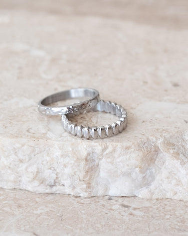TILTIL Hammered Ring Zilver - Things I Like Things I Love