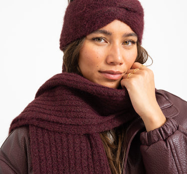 TILTIL Headband Knitted Zoey Bordeaux - Things I Like Things I Love