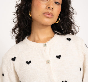 TILTIL Heart Knit Sand One Size - Things I Like Things I Love