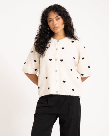 TILTIL Heart Knit Sand One Size - Things I Like Things I Love