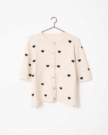 TILTIL Heart Knit Sand One Size - Things I Like Things I Love