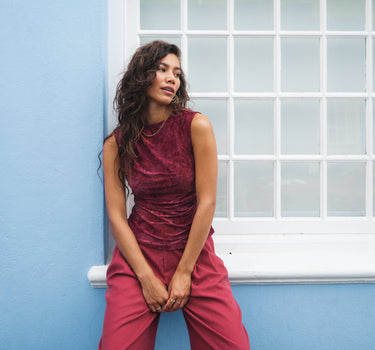 TILTIL Hibiscus Caia Top Red - Things I Like Things I Love