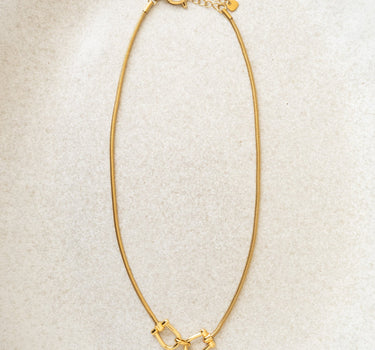 TILTIL Horsebit Necklace Goud - Things I Like Things I Love