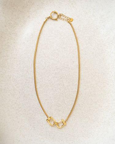 TILTIL Horsebit Necklace Goud - Things I Like Things I Love