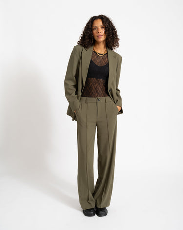 TILTIL Indy Open Back Blazer Groen - Things I Like Things I Love