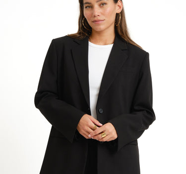 TILTIL Indy Open Back Blazer Zwart - Things I Like Things I Love