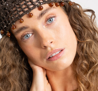 TILTIL Isla Crochet Bead Hat Bruin - Things I Like Things I Love