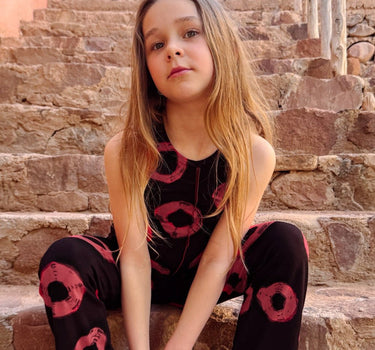 TILTIL Isli Mini Pants Batik Burgundy - Things I Like Things I Love