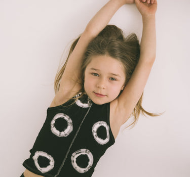 TILTIL Isli Mini Top Black Batik - Things I Like Things I Love