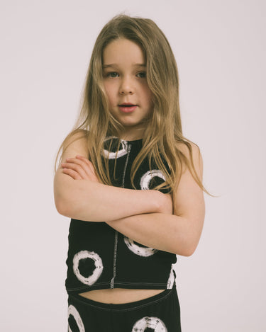 TILTIL Isli Mini Top Black Batik - Things I Like Things I Love
