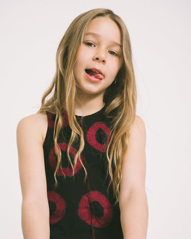 TILTIL Isli Mini Top Burgundy Batik - Things I Like Things I Love