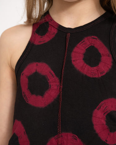 TILTIL Isli Mini Top Burgundy Batik - Things I Like Things I Love
