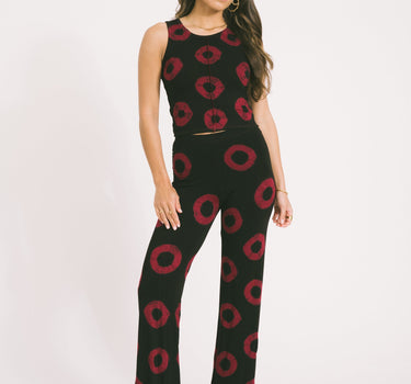 TILTIL Isli Pants Batik Burgundy - Things I Like Things I Love