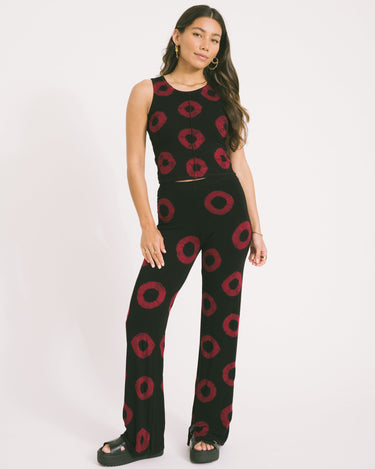 TILTIL Isli Pants Batik Burgundy - Things I Like Things I Love