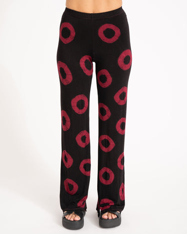 TILTIL Isli Pants Batik Burgundy - Things I Like Things I Love
