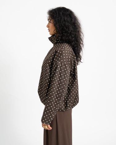 TILTIL Jacket Zoe Polkadot Brown - Things I Like Things I Love