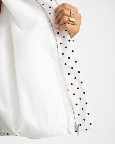 TILTIL Jacket Zoe Polkadot White - Things I Like Things I Love