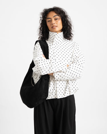 TILTIL Jacket Zoe Polkadot White - Things I Like Things I Love