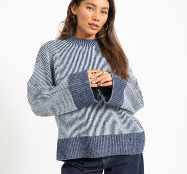 TILTIL Jackie Oversized Knit Pullover Blauw - Things I Like Things I Love