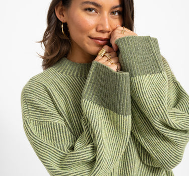 TILTIL Jackie Oversized Knit Pullover Groen - Things I Like Things I Love