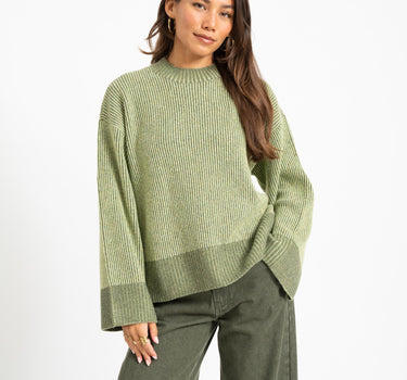 TILTIL Jackie Oversized Knit Pullover Groen - Things I Like Things I Love