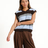 TILTIL Jade Knitted Striped Spencer Multi - Things I Like Things I Love