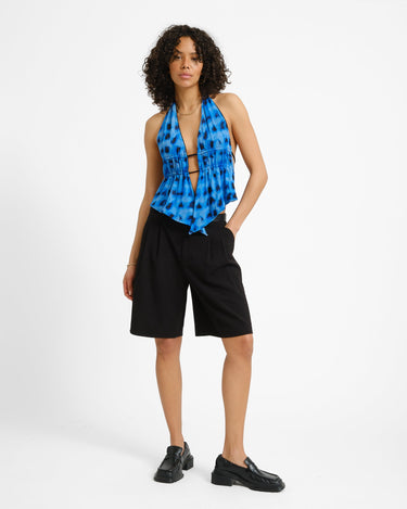 TILTIL Jenna Open Back Top Blue - Things I Like Things I Love