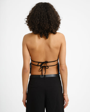 TILTIL Jenna Open Back Top Blue - Things I Like Things I Love