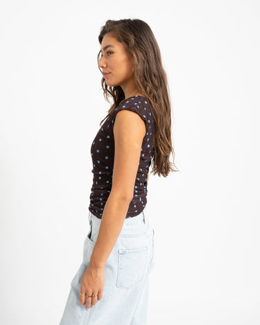 TILTIL Jessi Polkadot Top Bruin - Things I Like Things I Love