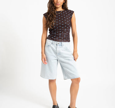 TILTIL Jessi Polkadot Top Bruin - Things I Like Things I Love