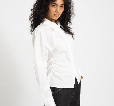 TILTIL Jinte Pleated Blouse Wit - Things I Like Things I Love