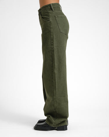 TILTIL Joa Barrel Jeans Donkergroen - Things I Like Things I Love