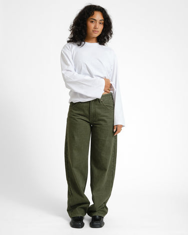 TILTIL Joa Barrel Jeans Donkergroen - Things I Like Things I Love