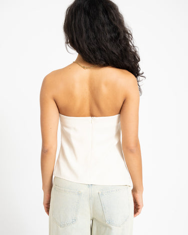 TILTIL Jule Strapless Top Offwhite - Things I Like Things I Love