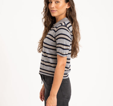 TILTIL Juliette Polo Grey Striped One Size - Things I Like Things I Love