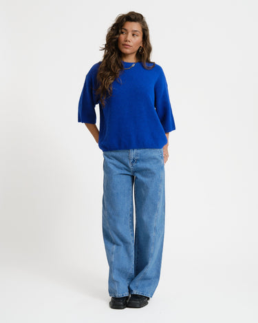 TILTIL Lena Shortsleeve Pullover Cobalt - Things I Like Things I Love
