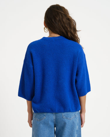 TILTIL Lena Shortsleeve Pullover Cobalt - Things I Like Things I Love